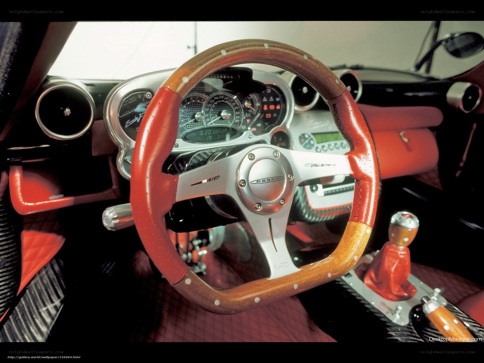 Pagani Zonda interior
