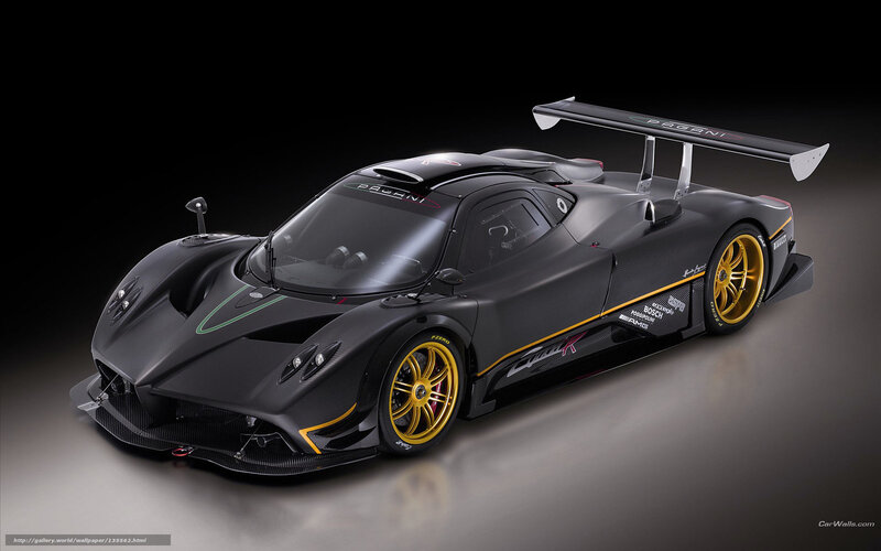 Pagani Zonda R Race Car — Black, Dramatic, Photograph