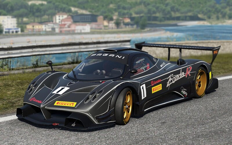 Pagani Zonda R Race Car — Black