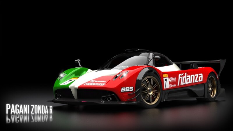 Pagani Zonda R Race Car — Red