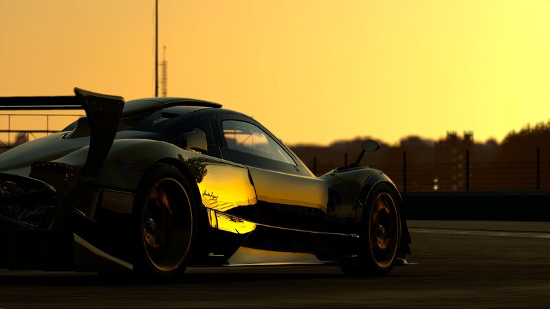 Pagani Zonda R Race Car — Yellow
