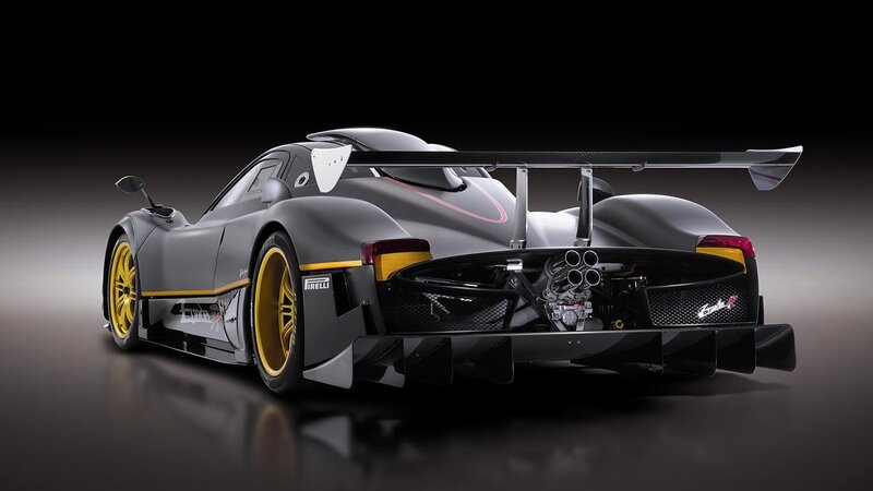 Pagani Zonda R rear view