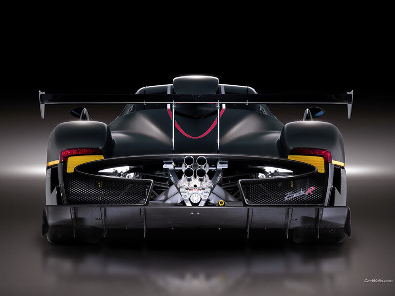 Pagani Zonda R rear view