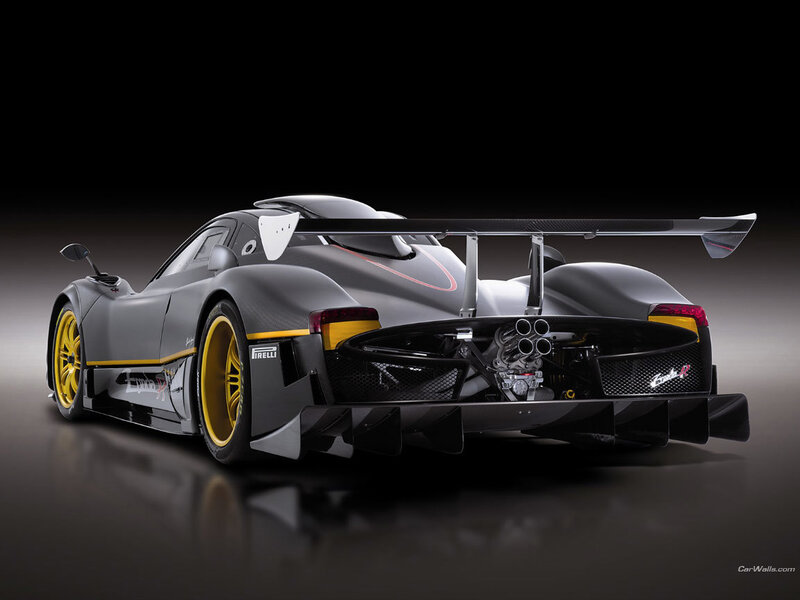 Pagani Zonda R rear view