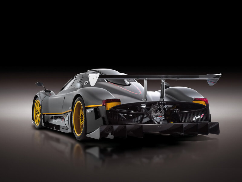 Pagani Zonda R rear view