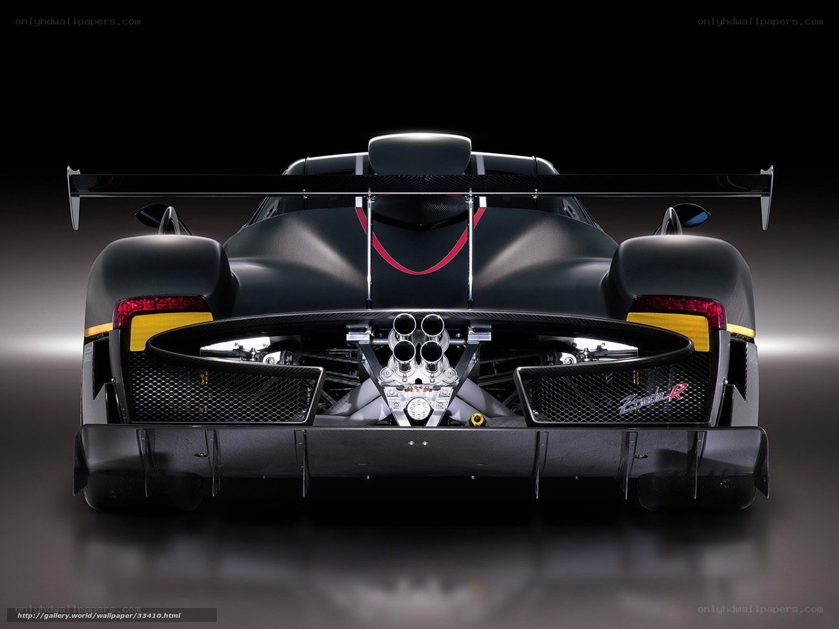 Pagani Zonda R rear view