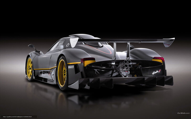 Pagani Zonda R rear view