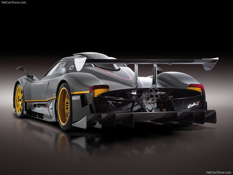 Pagani Zonda R rear view