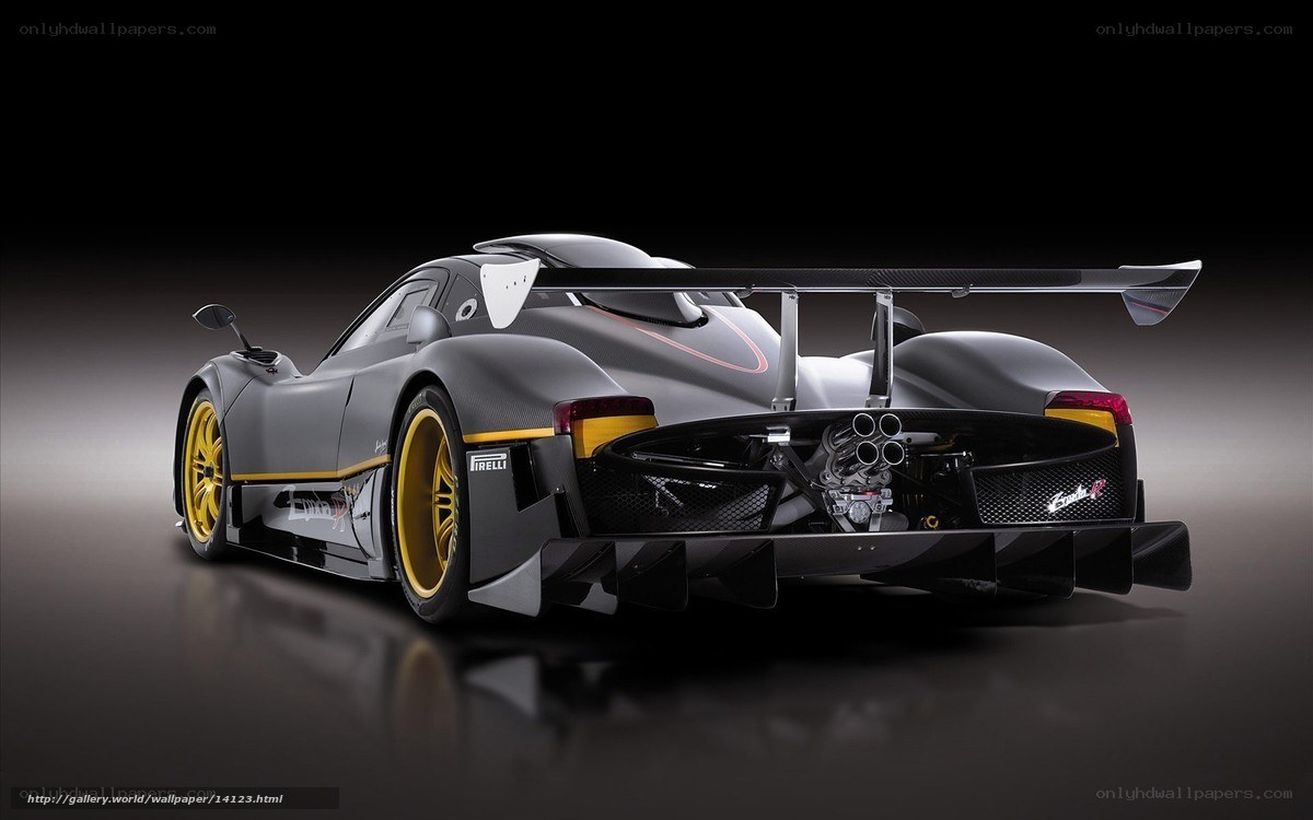 Pagani Zonda R rear view
