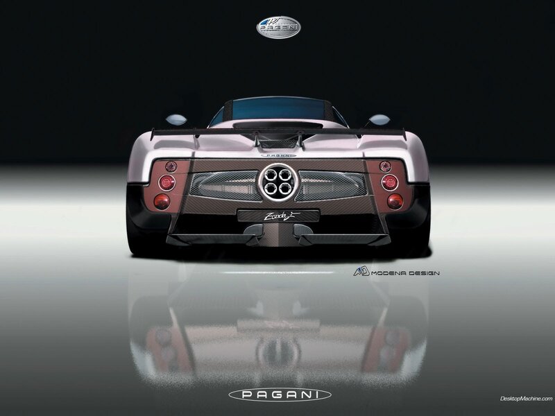 Pagani Zonda rear view
