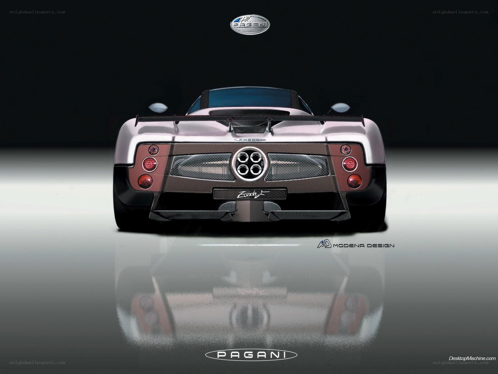 Pagani Zonda rear view