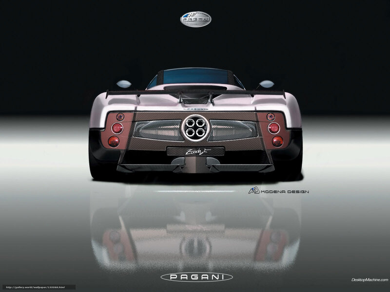 Pagani Zonda rear view