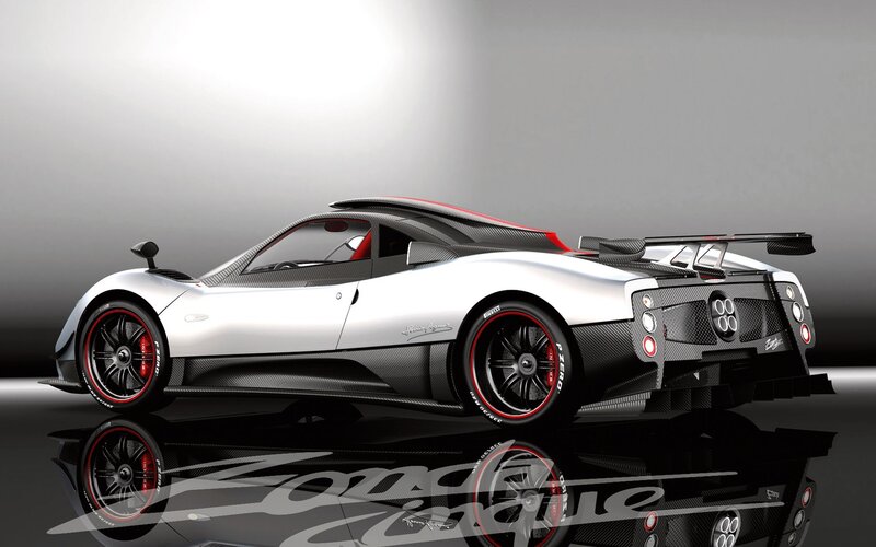 Pagani Zonda Supercar — Silver