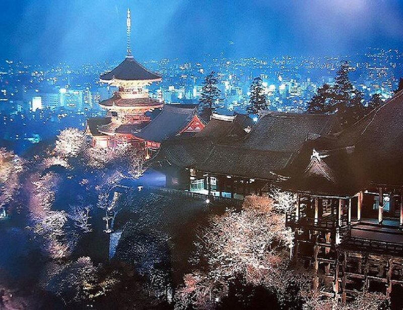 Pagoda at Night