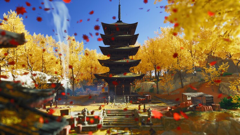 Pagoda in Autumn