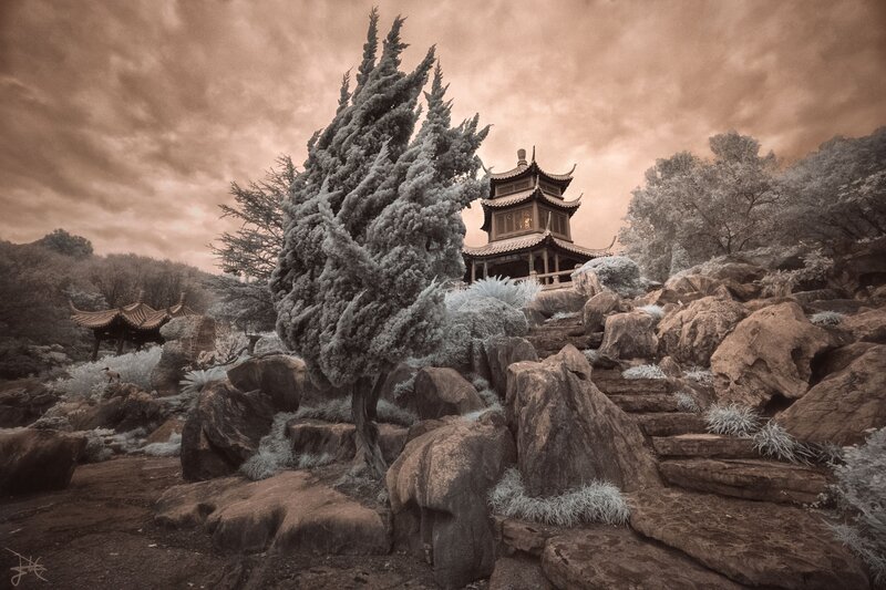 Pagoda in Rocky Garden