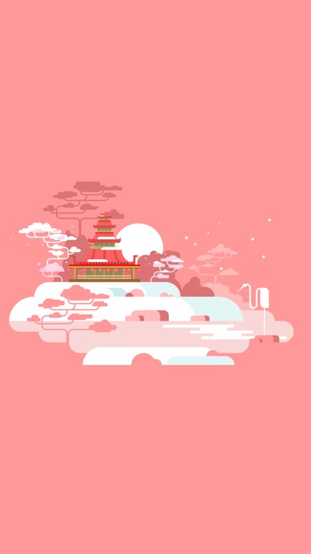 Pagoda on Cloud Island
