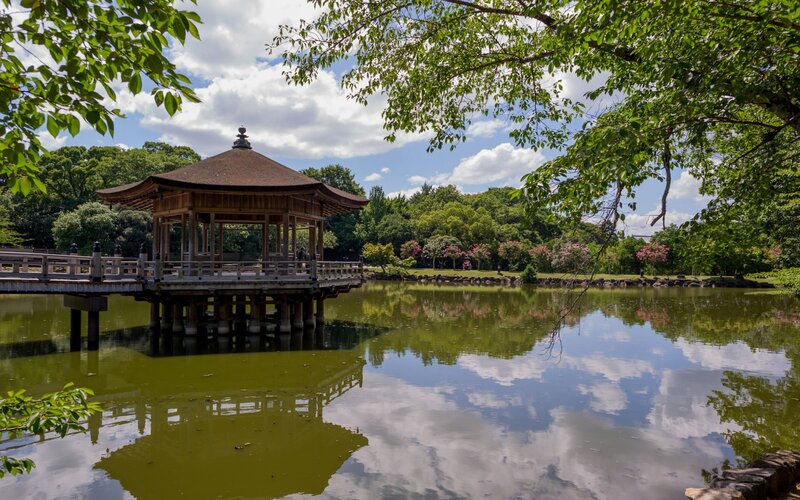 Pagoda on Pond