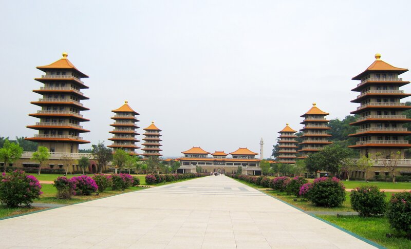 Pagoda Temple Complex — Orange