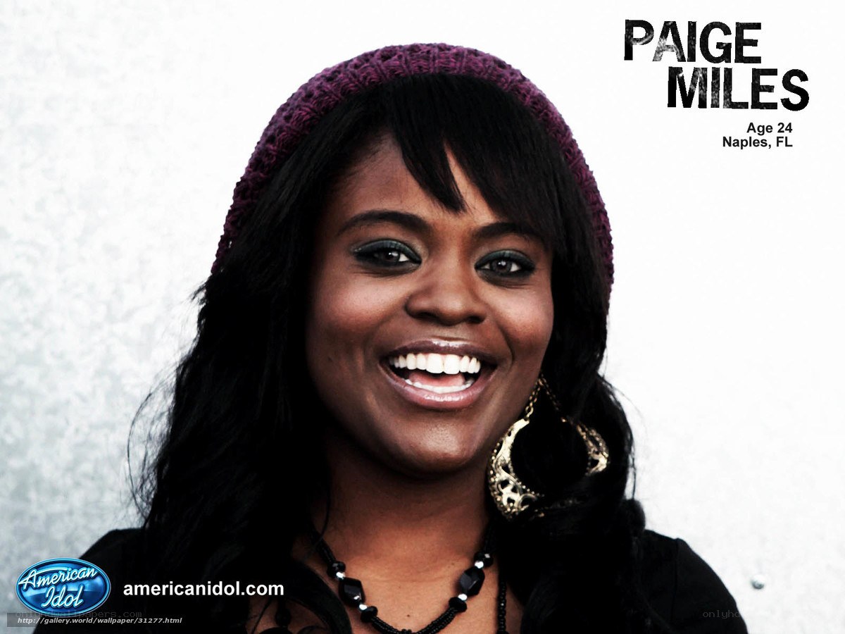 Paige Miles from American Idol
