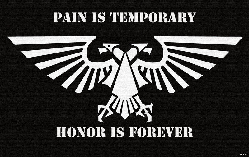Pain is temporary honor is forever