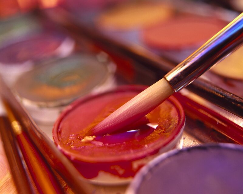 Paintbrush in Paint Palette