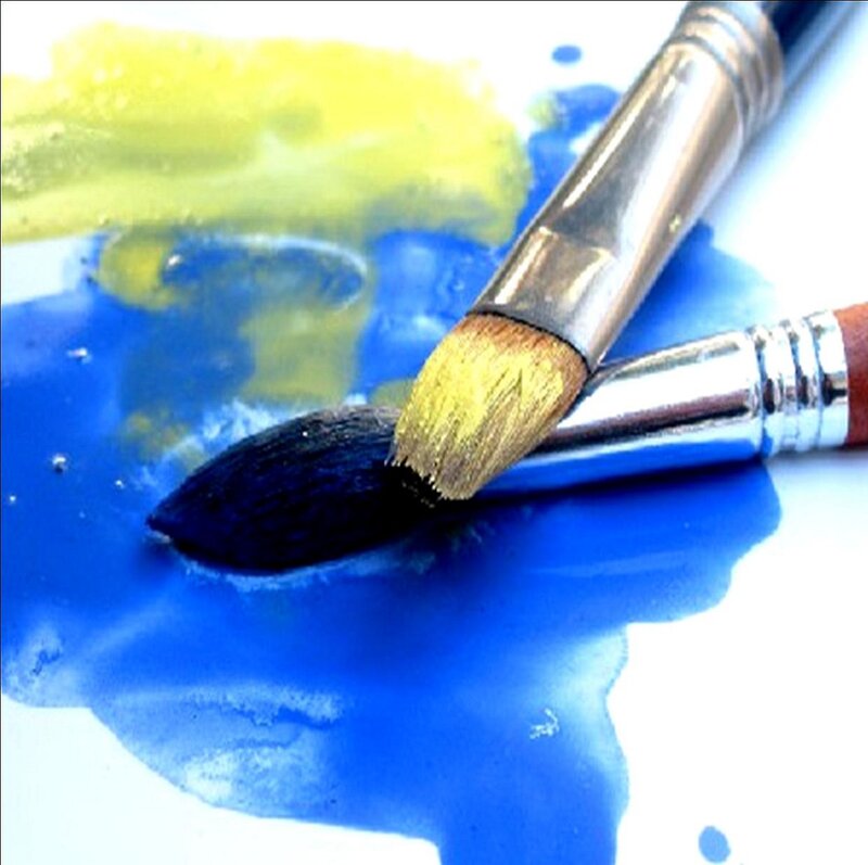 Paintbrushes on Paint