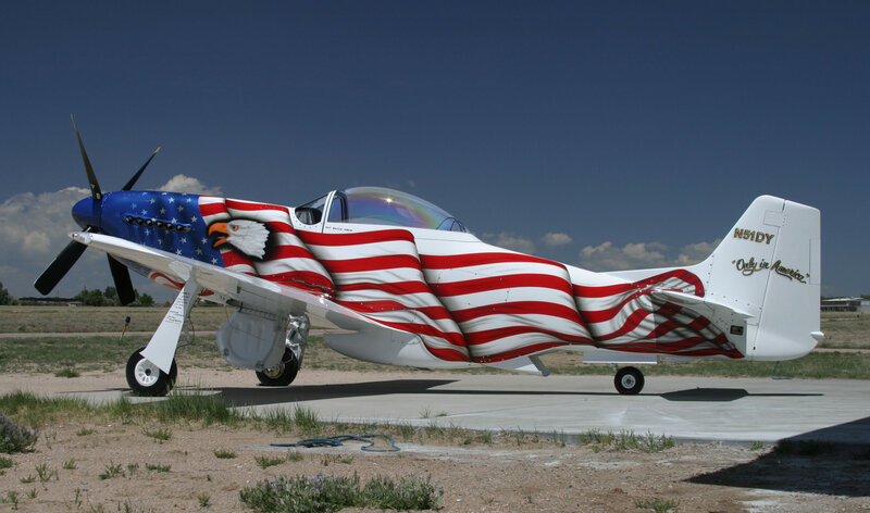 Painted Airplane on Tarmac