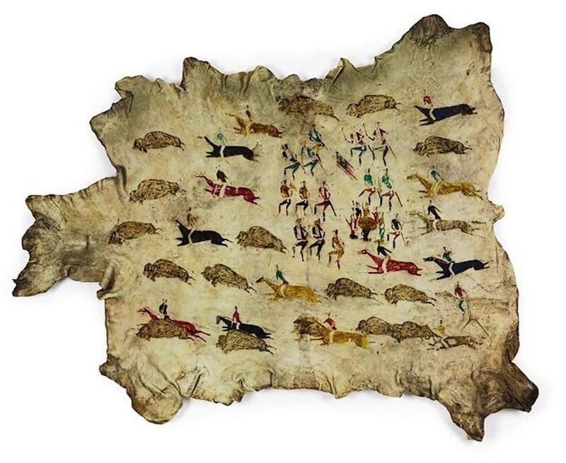 Painted Animal Hide