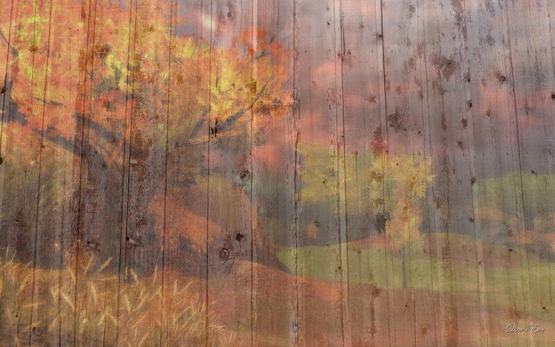 Painted Autumn Scene