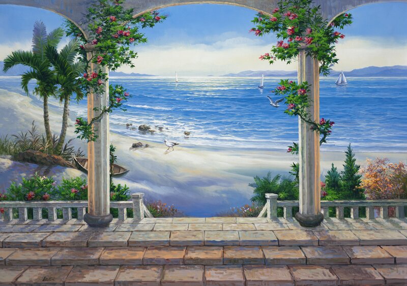 Painted Beach View
