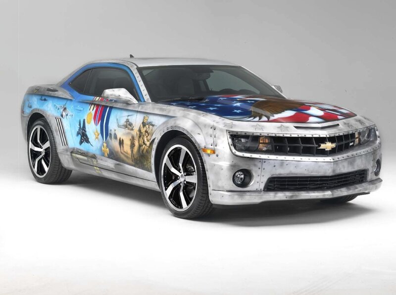 Painted Camaro Car