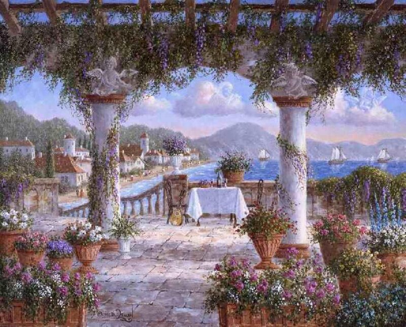 Painted Garden Terrace