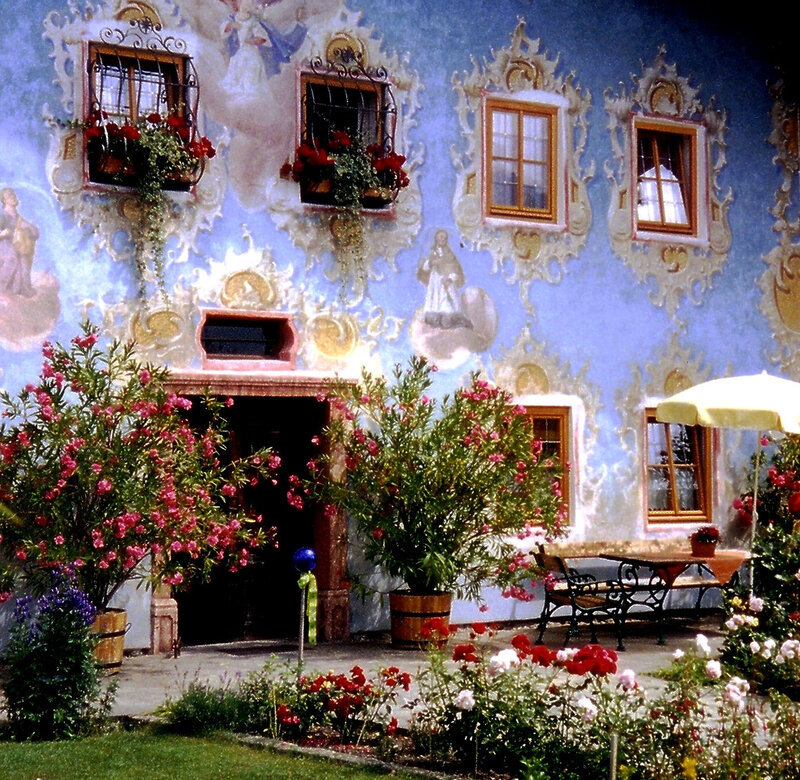 Painted House Facade