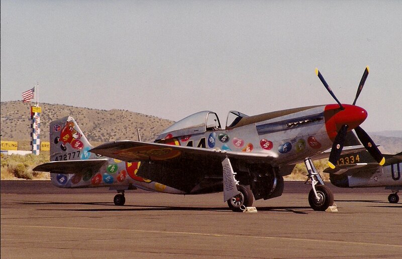 Painted P-51 Mustang