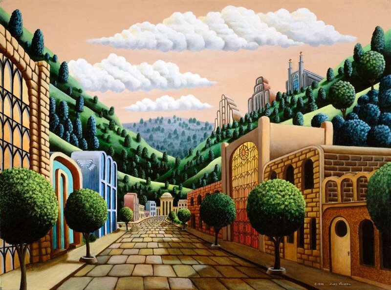 Painted Town Street
