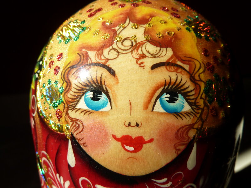 Painted Wooden Doll