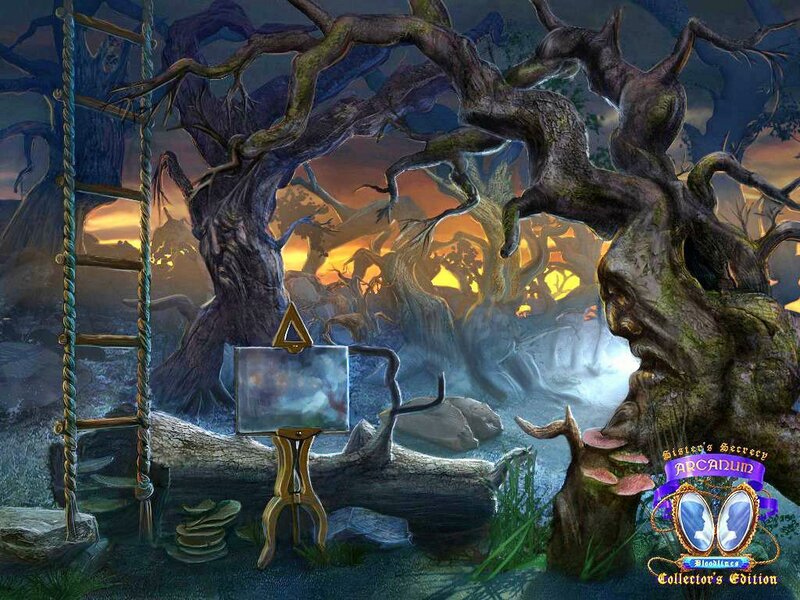 Painting Easel in Forest — Blue