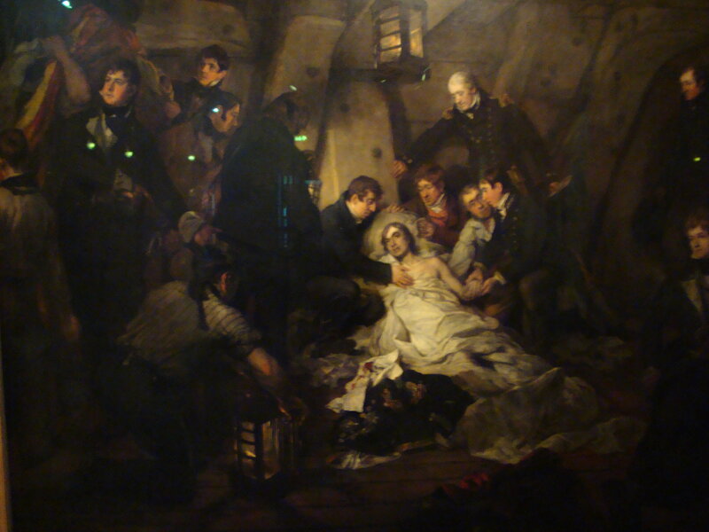 Painting of a shipwreck scene