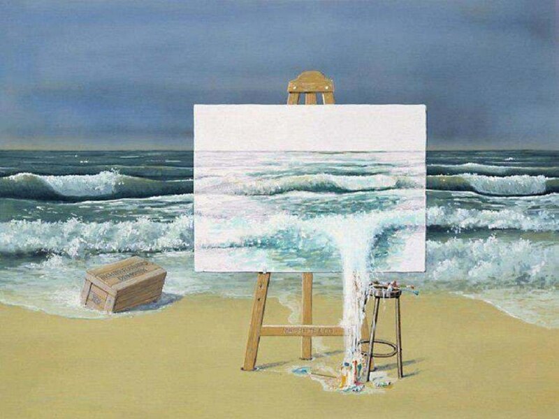 Painting of Ocean Waves