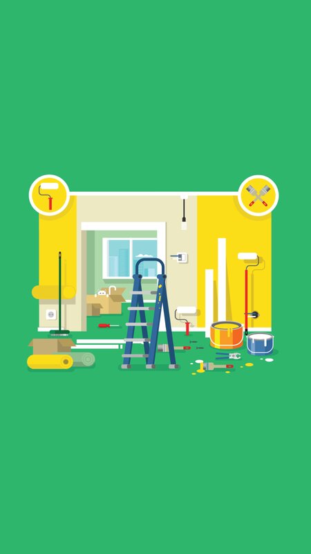 Painting Tools in Room
