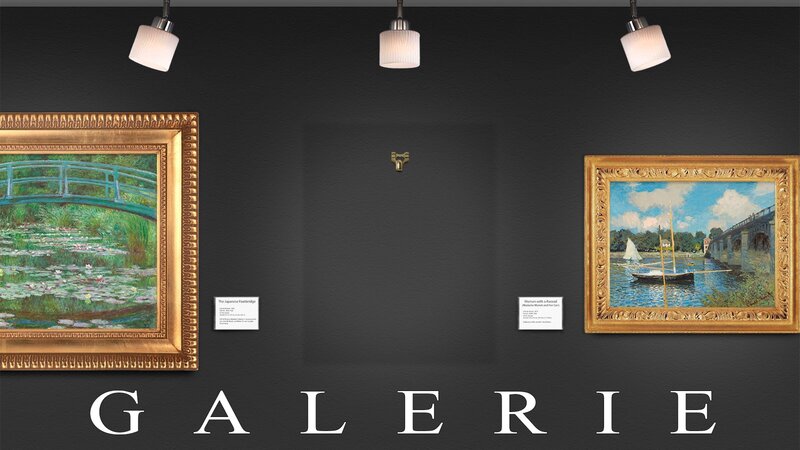 Paintings in a Gallery