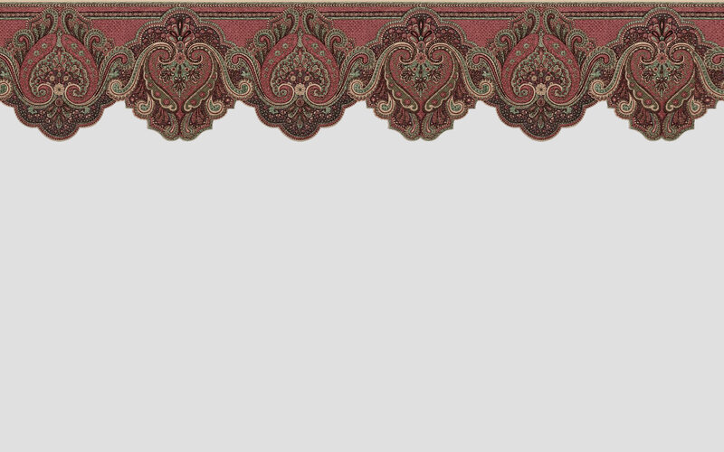 Paisley Border Pattern