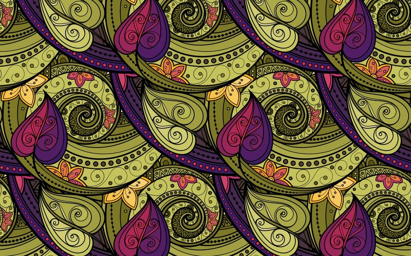 Paisley Pattern Design — Green