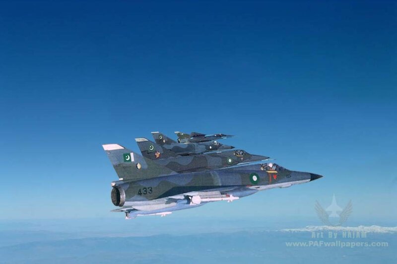 Pakistan Air Force Jets — Blue