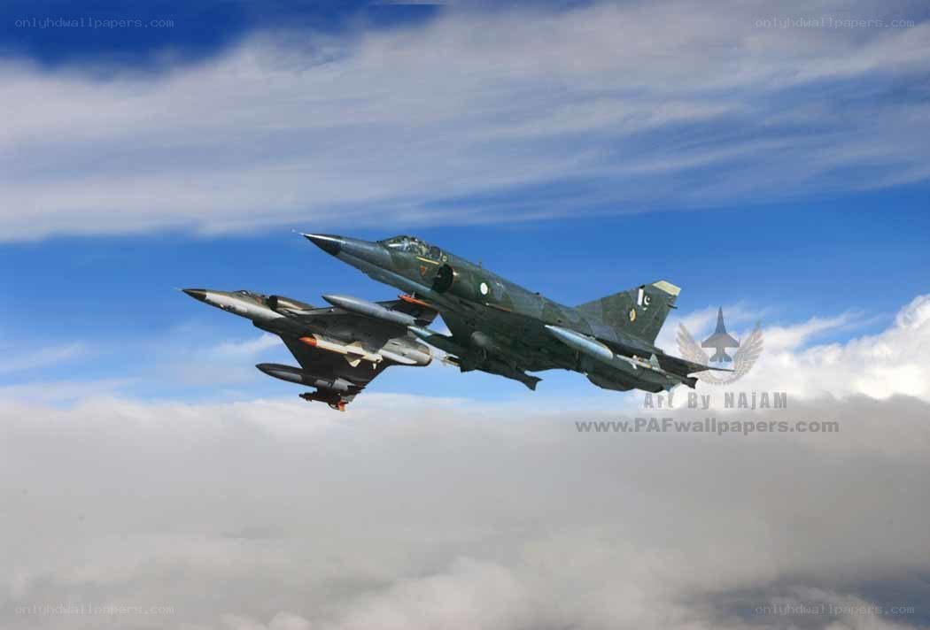 Pakistan Air Force jets in flight