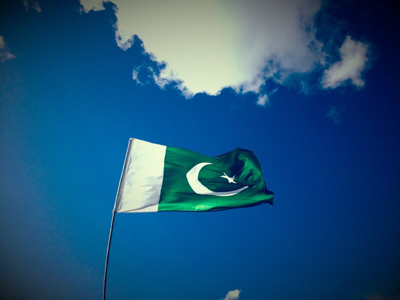 Pakistan Flag Waving
