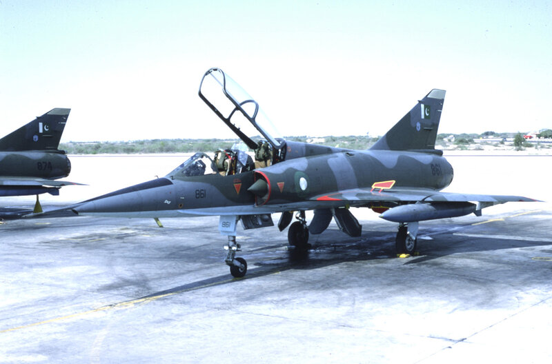 Pakistani fighter jet on tarmac