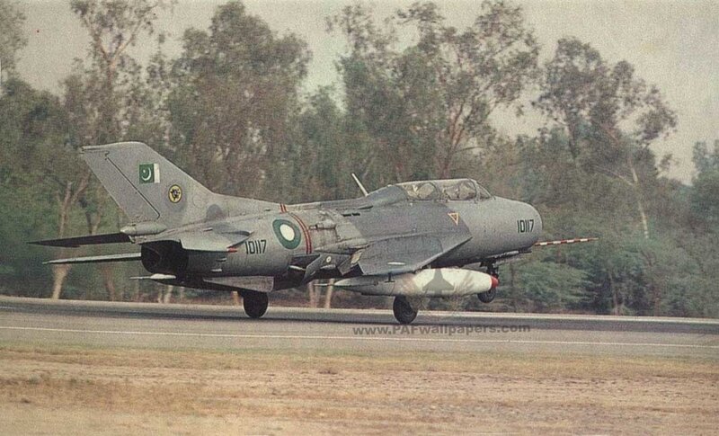 Pakistani jet on runway