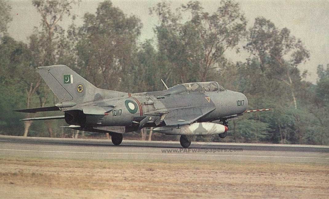 Pakistani jet on runway